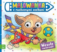 Malowanka z ruchomymi oczkami Wesołe zwierzaki -  - książka