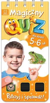 Magiczny quiz dla dzieci 5-6 lat Pomarańczowy -  - książka