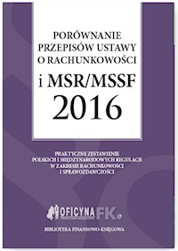 Porównanie przepisów ustawy o rachunkowości i MSR/MSSF 2016 - Grzegorz Magdziarz - książka