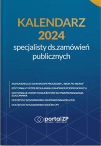 Kalendarz specjalisty ds. zamówień publicznych 2024 - Bełdowska Katarzyna - książka