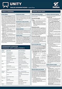 Tablice informatyczne Unity - Jacek Ross - książka