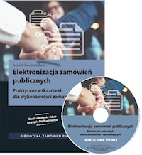 Elektronizacja zamówień publicznych + DVD - Andrzela Gawrońska-Baran - książka