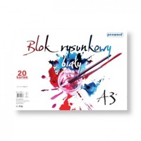Blok rysunkowy biały A3/20k -  - książka