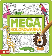 Megakolorowanka Mapa świata -  - książka