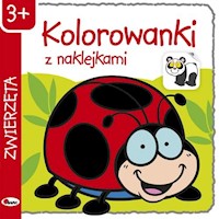Kolorowanki z naklejkami Zwierzęta - Kozera Piotr - książka