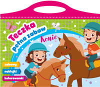 Teczka pełna zabaw. Konie - zbiorowa praca - książka