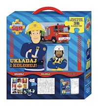 Strażak Sam Układaj i koloruj -  - książka