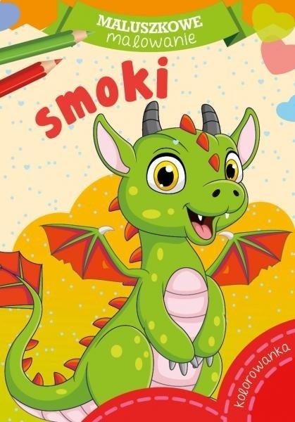 Maluszkowe malowanie. Smoki - zbiorowa praca - książka