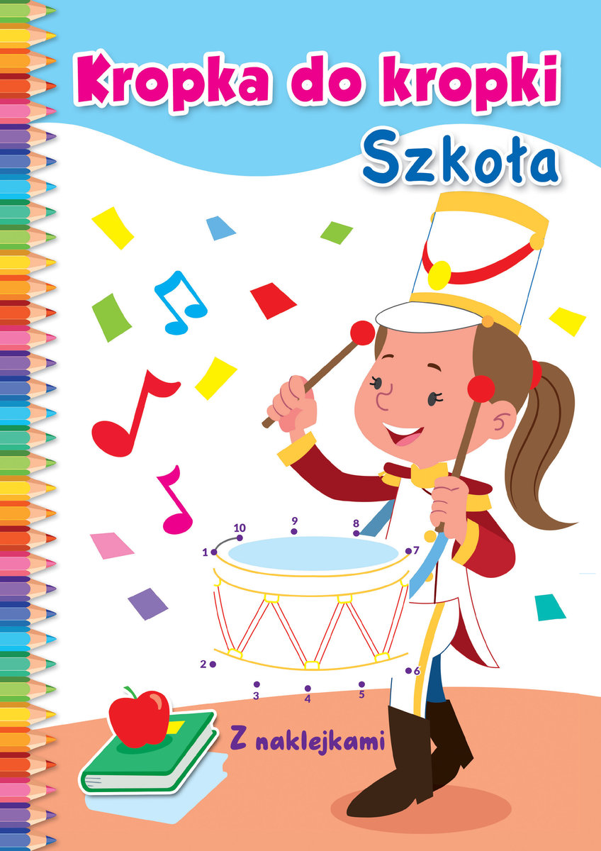 Kropka do kropki. Szkoła - Jorge Santillan (ilustr.) - książka