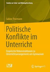 Politische Konflikte im Unterricht - Sabine Thormann - ebook