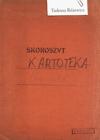 Kartoteka - Tadeusz Różewicz - ebook + książka