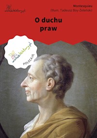 O duchu praw - Montesquieu - ebook
