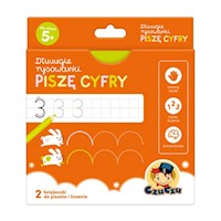 CzuCzu Dłuuugie rysowanki Piszę Cyfry 5+ -  - książka