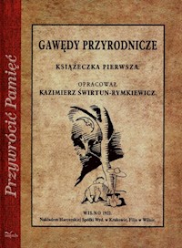 Gawędy przyrodnicze - Świrtun-Rymkiewicz Kazimierz - książka