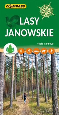 Lasy Janowskie. Mapa turystyczna w skali 1: 50 000 - zbiorowa praca - książka