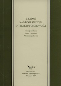 Z badań nad pograniczem intelektu i osobowości -  - książka