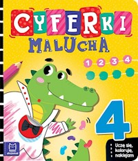 Cyferki Uczę się koloruję naklejam - Bator Agnieszka - książka