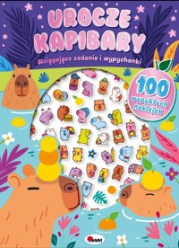 Urocze kapibary. 100 wypukłych naklejek - Natalia Kawałko-Dzikowska - książka