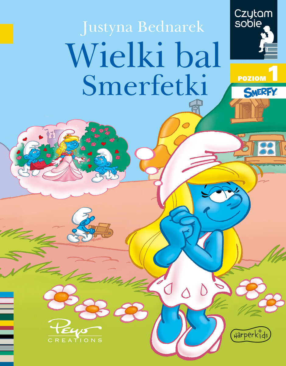 Wielki bal Smerfetki. Czytam sobie. Poziom 1 - Justyna Bednarek - książka