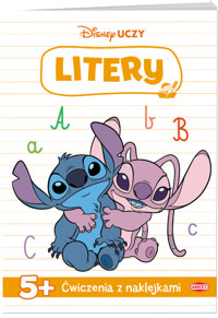 Disney Uczy Litery Stich Ćwiczenia z naklejkami -  - książka