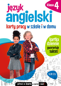 Język angielski. Karty pracy w szkole i w domu. Klasa 4 - Wioleta Antecka - książka