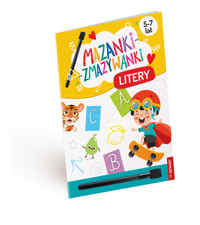 Mazanki-zmazywanki Litery - Anna Borchard - książka