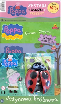 Świnka Peppa Malowany świat /Jeżynowa królewna + Biedronka z lupą -  - książka