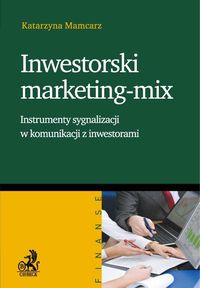 Inwestorski marketing - mix - Katarzyna Mamcarz - książka