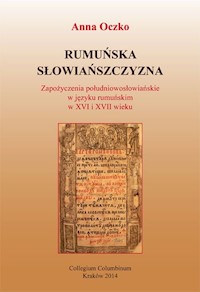Rumuńska słowiańszczyzna - Oczko Anna - książka