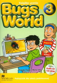 Bugs World 3 Podręcznik z płytą CD - Papiol Elisenda, Toth Maria, Kondro Magdalena - książka