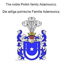 The noble Polish family Adamowicz. Die adlige polnische Familie Adamowicz. - Werner Zurek - ebook