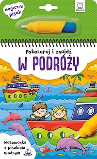 Pokoloruj i znajdź w podróży -  - książka