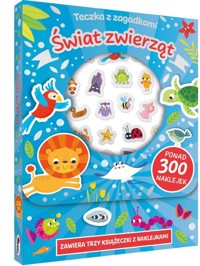 Teczka z zagadkami Świat Zwierząt -  - książka