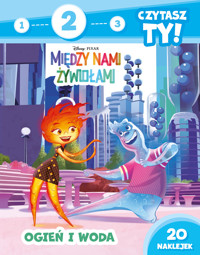 1, 2, 3, czytasz ty! Poziom 2. Ogień i woda.  Disney Pixar Między nami żywiołami - Elżbieta Lekan - książka