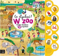 Co słychać? W zoo Książka dźwiękowa z 10 przyciskami - Bator Agnieszka - książka