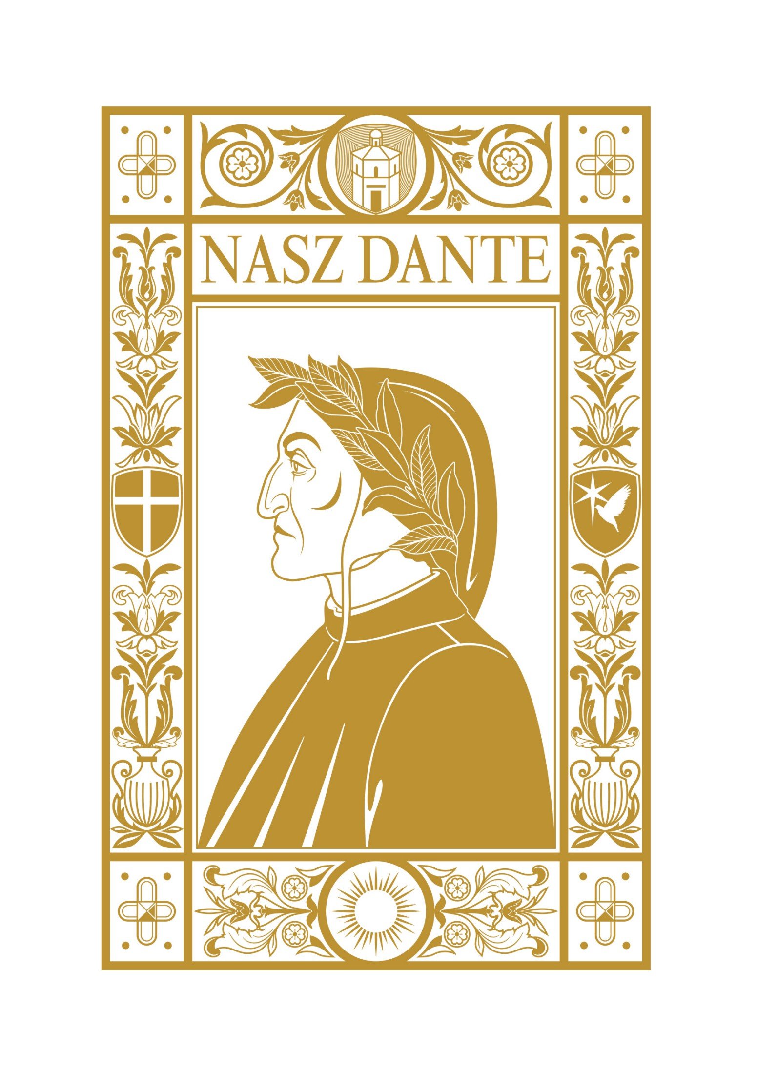 Okładka:Nasz Dante. Dante Alighieri w refleksji papieży XX i XXI wieku 