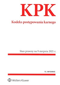 Kodeks postępowania karnego Przepisy - - książka