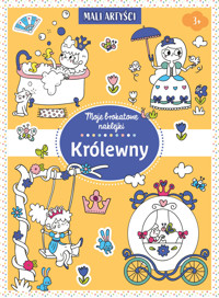 Moje brokatowe naklejki. Królewny - zbiorowa praca - książka