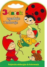 3-latek zgaduje i koloruje - Joanna Myjak - książka