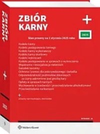 Zbiór karny PLUS Kodeks karny Kodeks postępowania karnego -  - książka