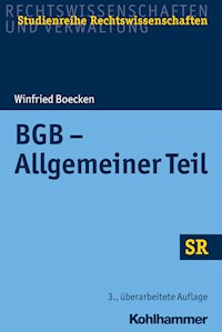 BGB - Allgemeiner Teil - Winfried Boecken - ebook