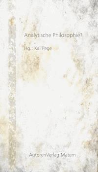 Analytische Philosophie? -  - ebook