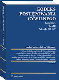 Kodeks postępowania cywilnego Komentarz Tom 3 Artykuły 506-729 -  - książka