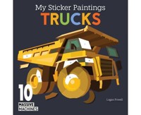 My Sticker Paintings: Trucks - Powell Logan - książka