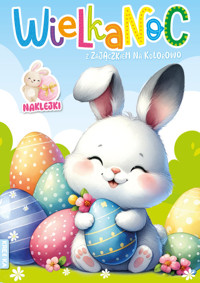 Wielkanoc z zajączkiem na kolorowo -  - książka