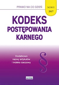 Kodeks postępowania karnego 2017 -  - książka