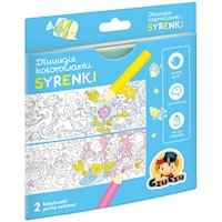 CzuCzu Dłuuugie kolorowanki Syrenki -  - książka