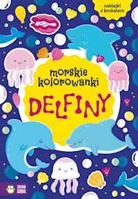 Morskie kolorowanki Delfiny -  - książka