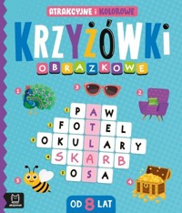 Atrakcyjne i kolorowe. Od 8 lat. Krzyżówki obrazkowe - Beata Karlik - książka