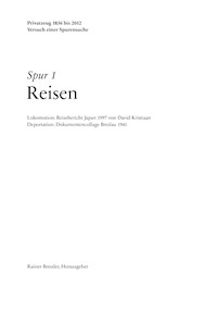 Spur 1 Reisen -  - ebook